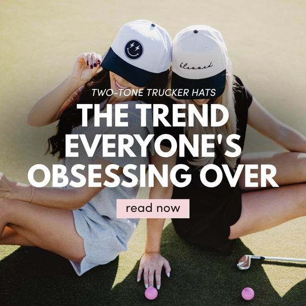 Two Tone Trucker Hats The Trend Everyone’s Obsessing Over
