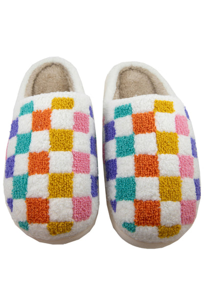 Deals Tie-Dye Galaxy Checker Slippers