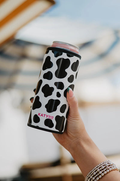 Cow Print Can Cooler Koozie | Cute Drink Koozies | Katydid