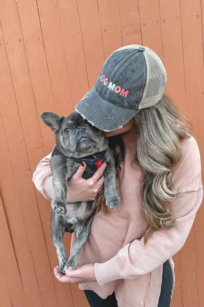 Speedy Pros Women's Ponytail Trucker Hat - Distressed Cotton Cap With "Rescue Mom" Embroidery, Adjustable - View #8