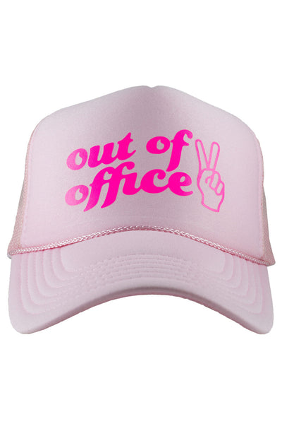 Out of Office Decal Foam Trucker Hat | Katydid display picture 1