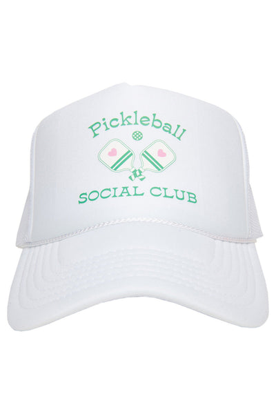 New! Anthropologie Navy Pickleball Social Club Trucker Hat NWT Anthropologie | Accessories | Anthropologie Pickleball  main image 3