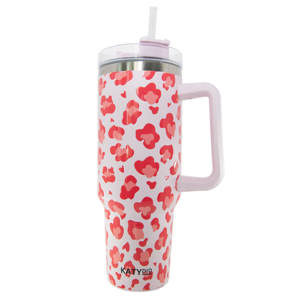 Light pink cheetah Tumbler – And Do It Anyway