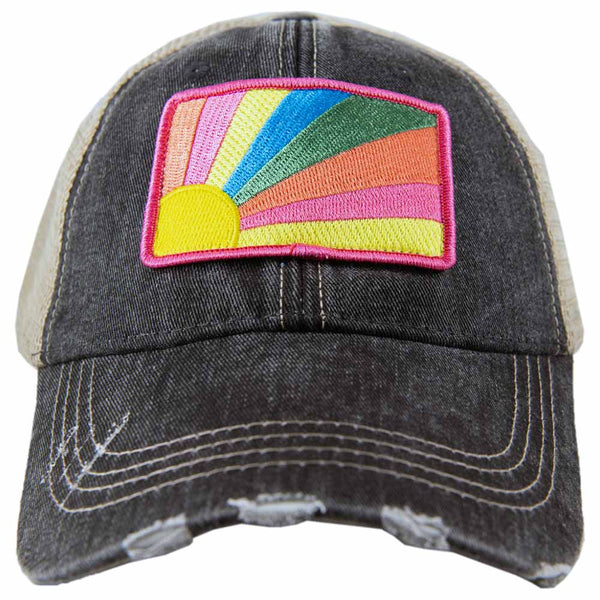 Bursting Sunshine Patch Foam Trucker Hat