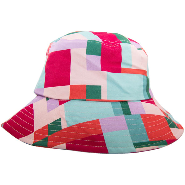 Color Block Bucket Hat Womens