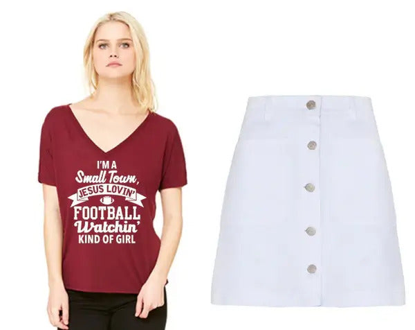 small town football kind of a girl