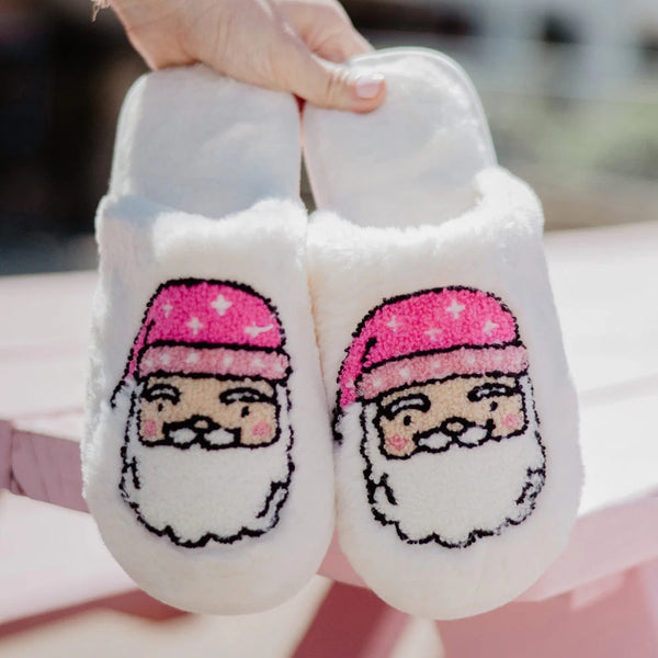 Cute & Useful Christmas Gifts: Fluffy Christmas Slippers, Christmas Tumblers With Straws & More