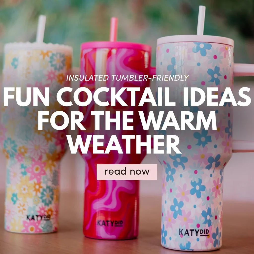 Insulated Tumbler-Friendly Spring Cocktail Ideas