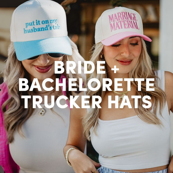Trendy Bachelorette and Bride Hats for Every Bride Vibe