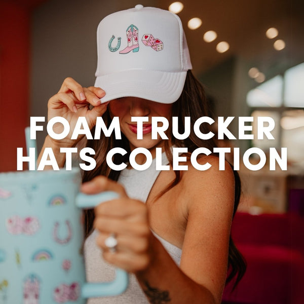 Comfy & Cute Foam Trucker Hats