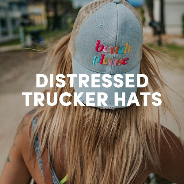Distressed Trucker Hats