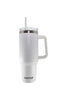 White 40 Oz Tumbler with Handle