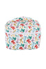 The Katydid Whimsical Bows Cute Makeup Bag is a soft, rectangular girls’ cosmetic bag with a top handle, white background, colorful bow patterns, and a zipper around the top half for easy access.