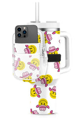 Cowboy Happy Face Tumbler Fanny Pack