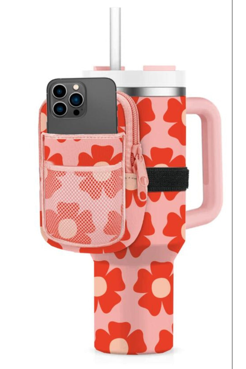 Flower Power Tumbler Zipper Caddy - Katydid.com