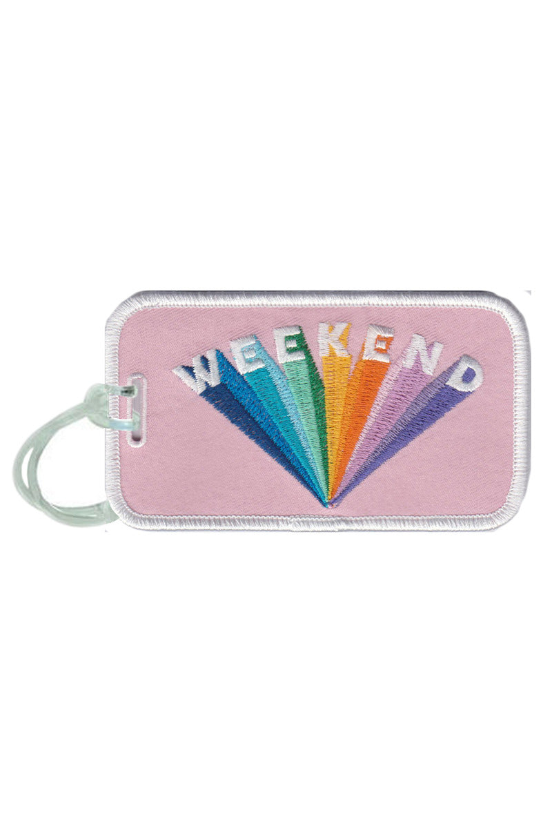 Weekend Rainbow Luggage Tags