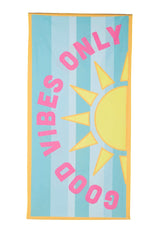 Good Vibes Only Quick Dry Beach Towels