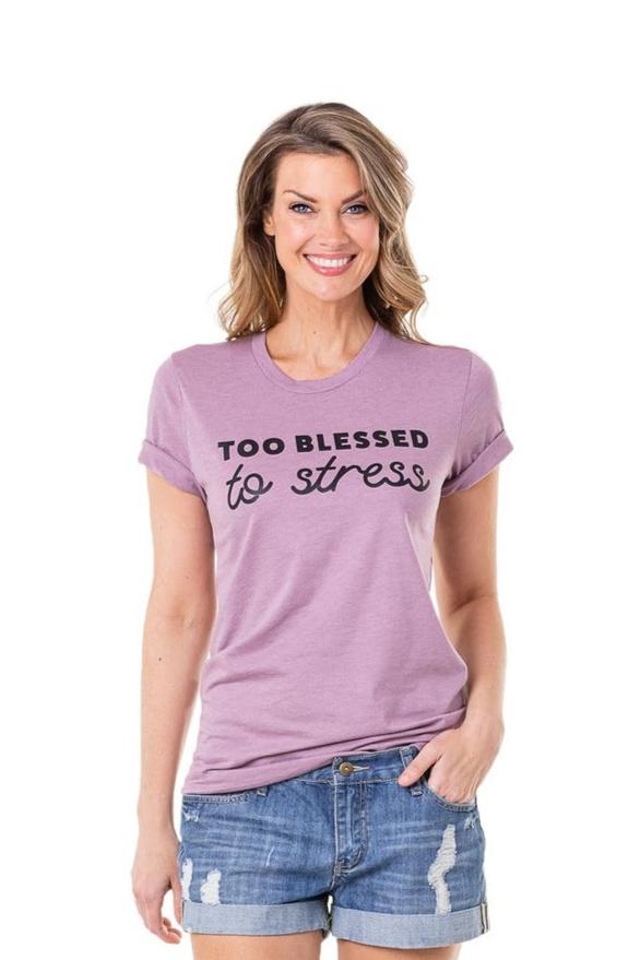 Too Blessed Graphic T Shirts - Katydid.com