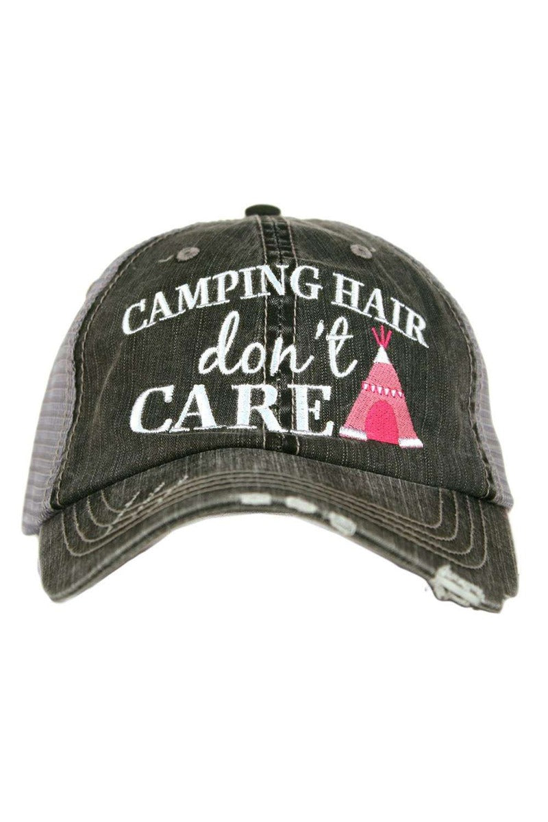 Camping Hair Don't Care Trucker Hat - Katydid.com