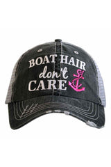 Boat Hair Don't Care Women's Trucker Hat