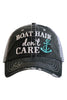 Boat Hair Don't Care Women's Trucker Hat