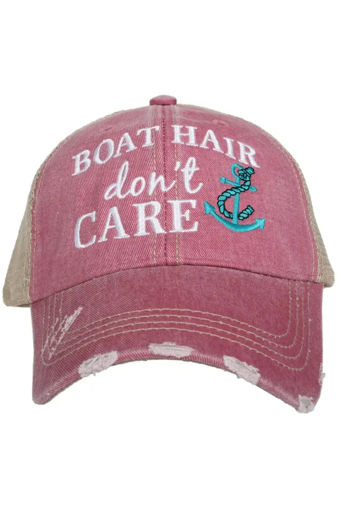 Boat Hair Don't Care Women's Trucker Hat