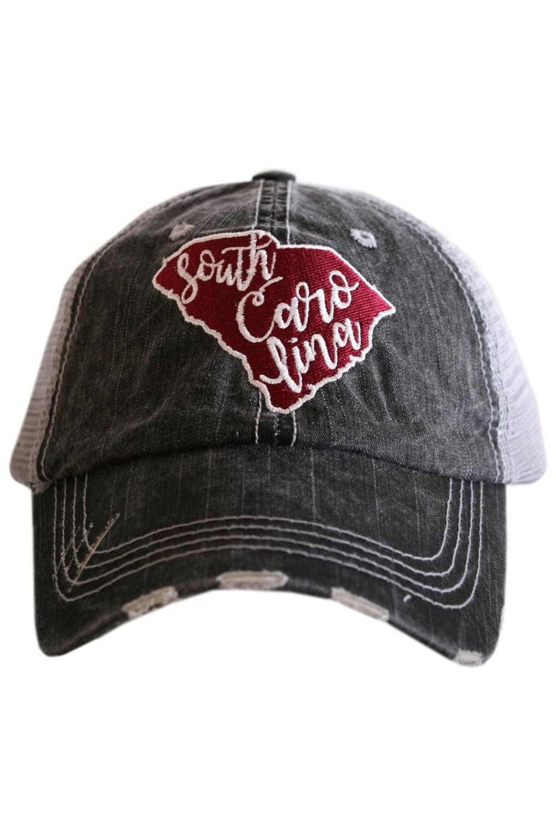South Carolina State Patch Trucker Hat - Katydid.com