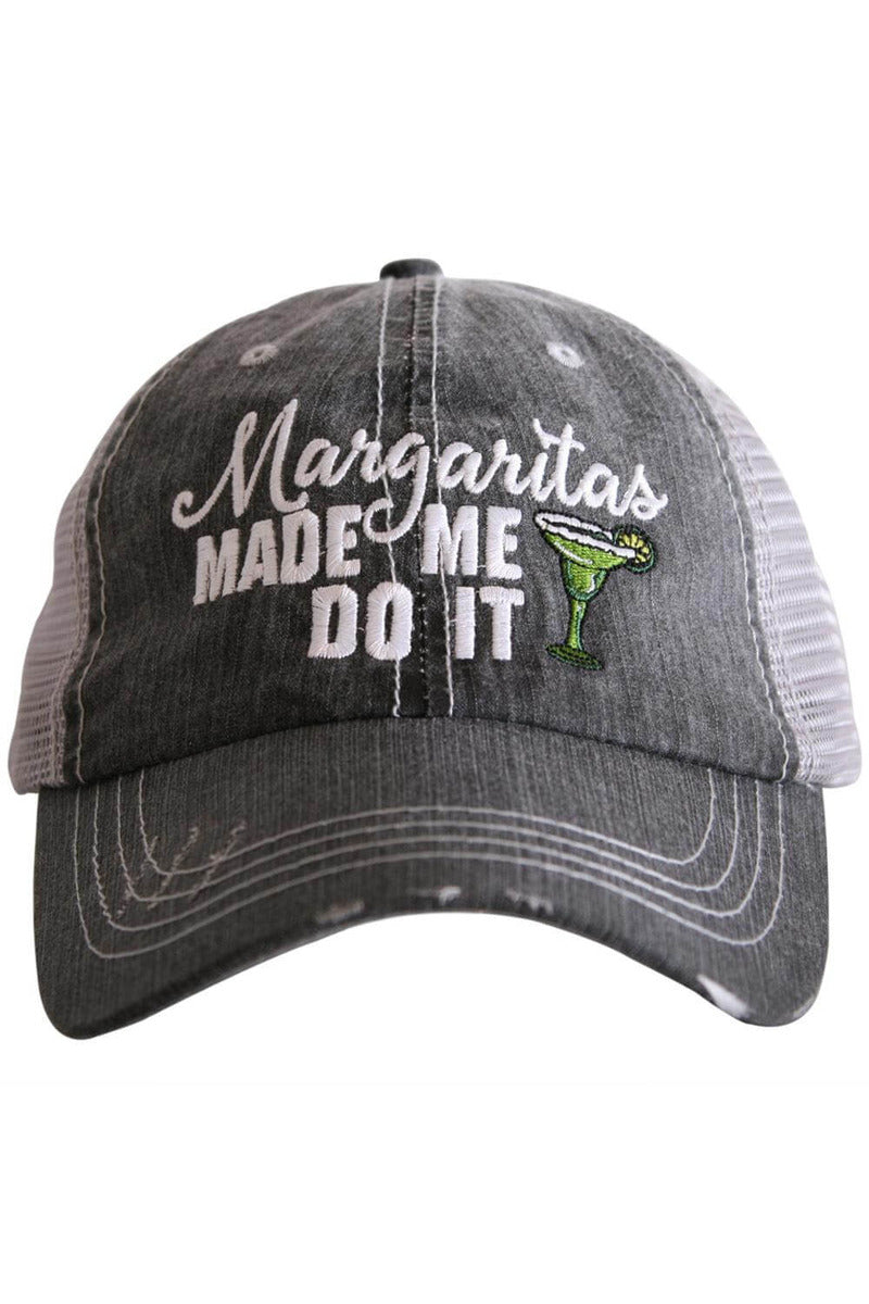 Margaritas Made Me Do It Trucker Hat - Katydid.com