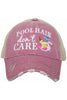 Pool Hair Don't Care (SWAN FLOAT) Trucker Hat