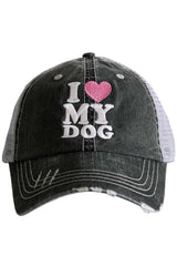 I Heart My Dog Trucker Hat