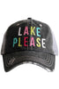 Lake Please (MULTICOLORED) Trucker Hats