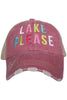 Lake Please (MULTICOLORED) Trucker Hats