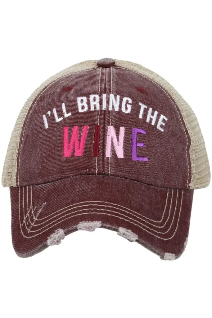 I’ll Bring The Wine Trucker Hats