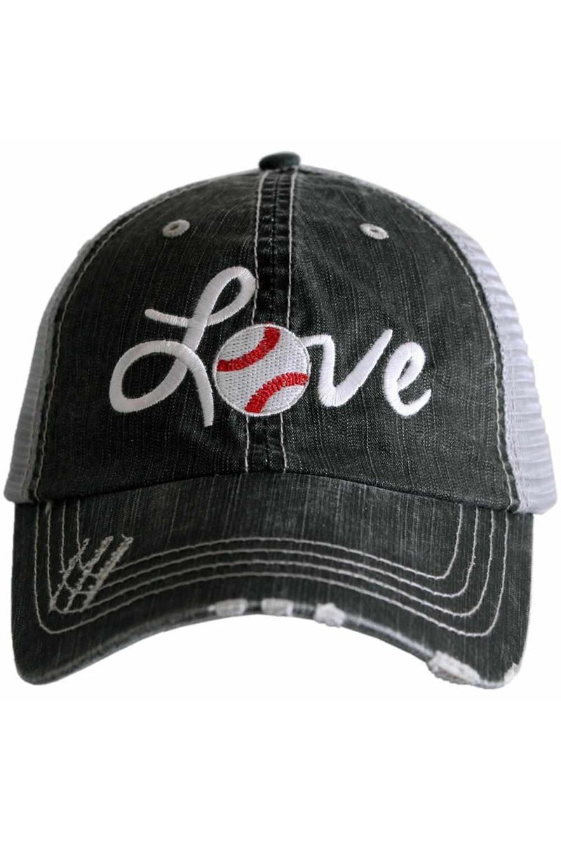 Love Baseball Trucker Hats