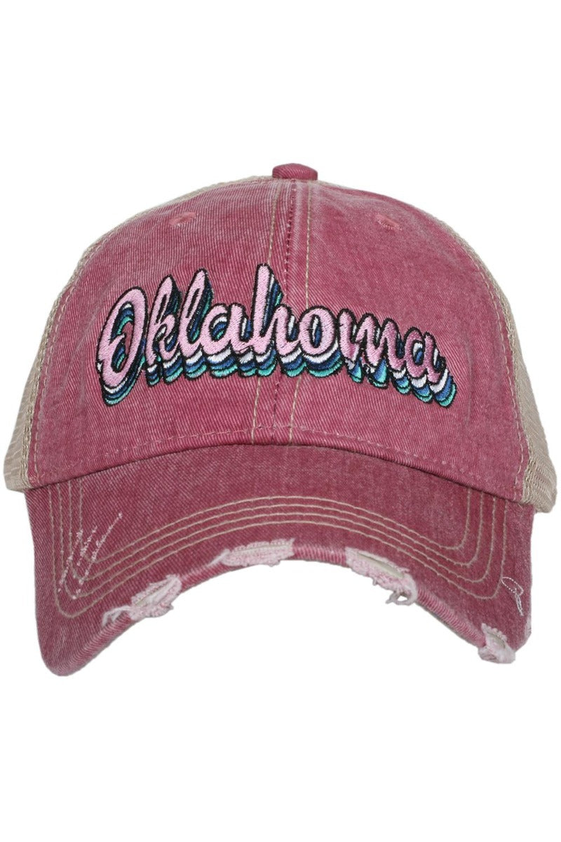 Oklahoma Layered Trucker Hats - Katydid.com