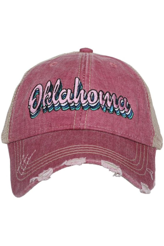 Oklahoma Layered Trucker Hats