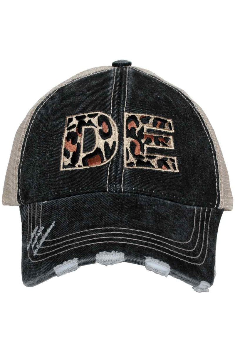 DE Delaware Leopard Women's Trucker Hat - Katydid.com