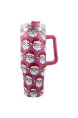 Santa Claus Repeat Holiday Tumbler Cup