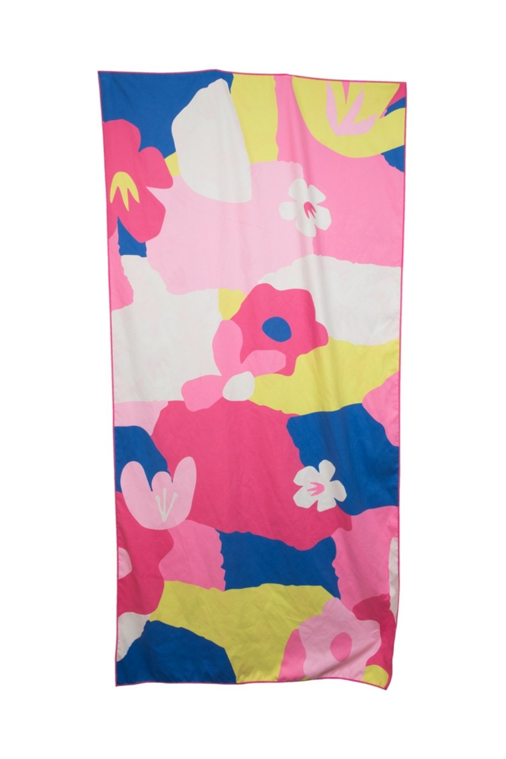 Abstract Flowers Microfiber Reversible Quick Dry Towel