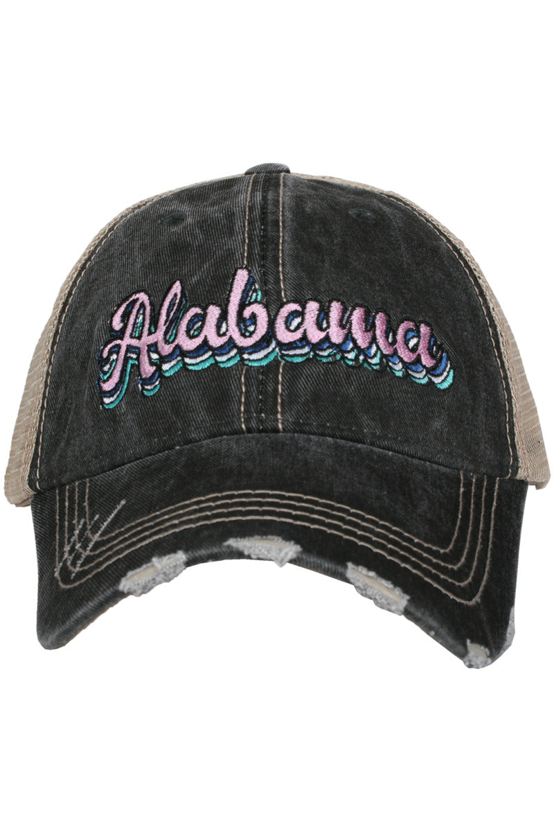 Alabama Layered Women's Trucker Hats - Katydid.com