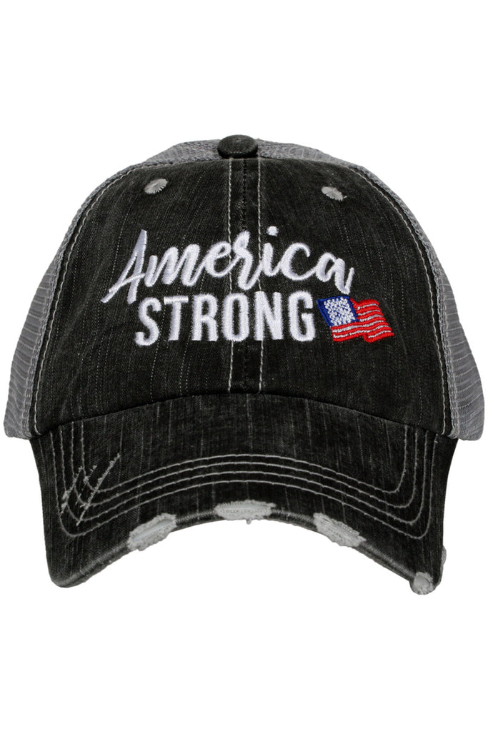 America Strong Women's Trucker Hats