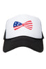 American Flag Bow Foam Hat