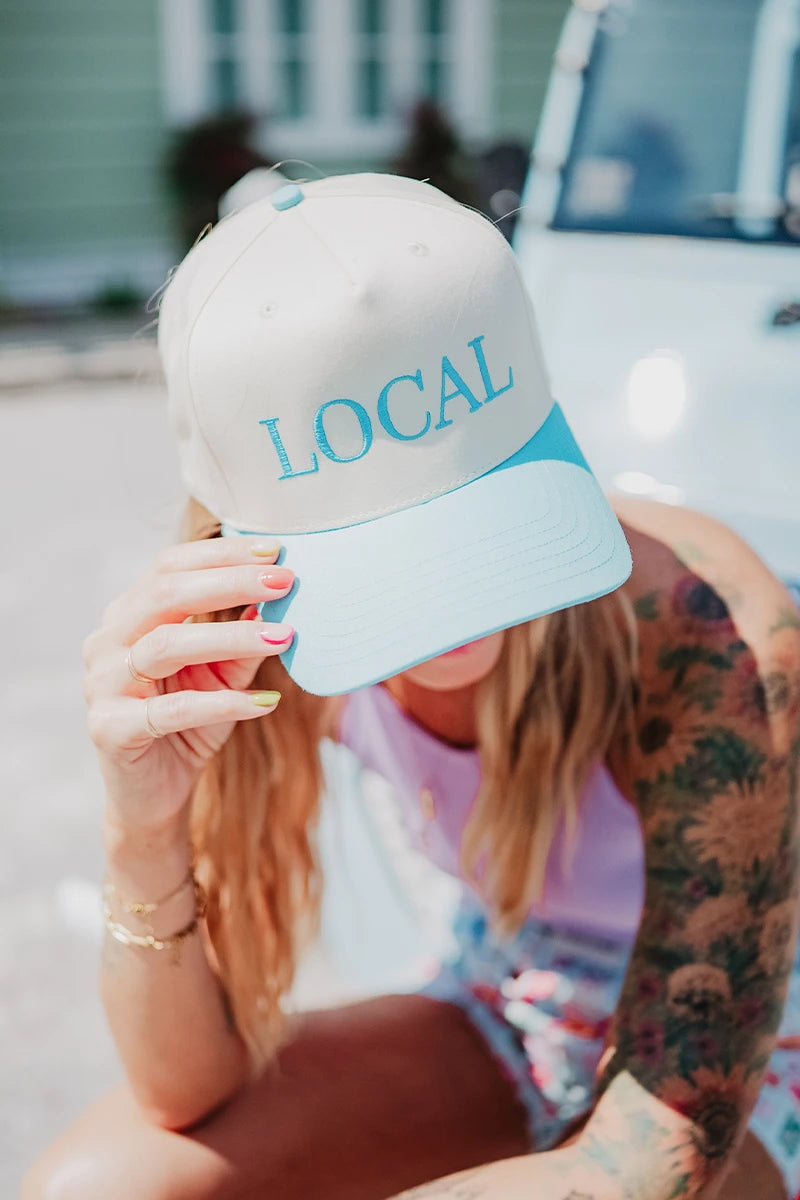 LOCAL Two-Toned Retro Vintage Hat - Katydid.com