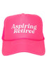 Aspiring Retiree Funny Trucker Hat