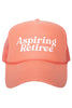 Aspiring Retiree Funny Trucker Hat