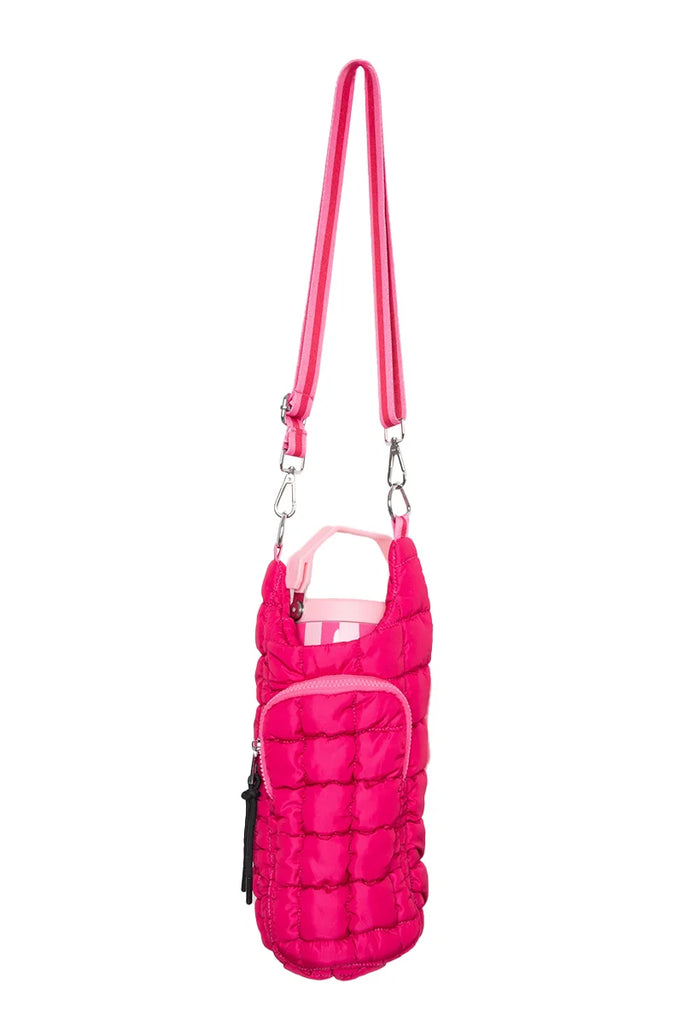 Hot Pink Two-Toned Water Bottle Holder - Katydid.com