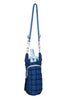 Navy Two-Toned Quilted Water Bottle Purse - Katydid.com