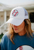 Baseball Happy Face Foam Women's Hat