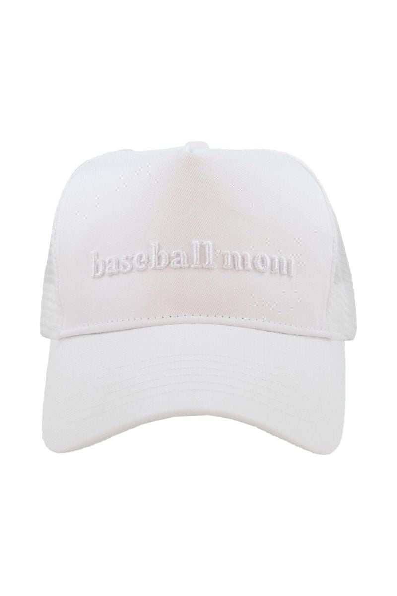Baseball Mom 3-D Embroidered Women's Hat - Katydid.com
