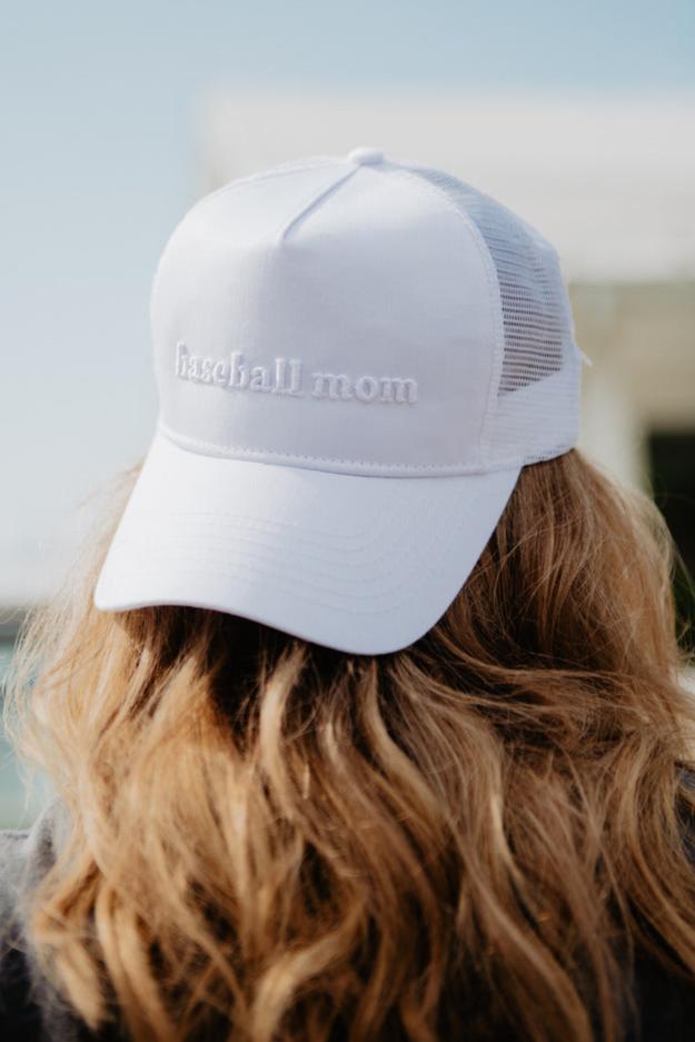 Baseball Mom 3-D Embroidered Women's Hat